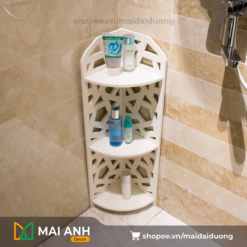 Kệ Góc Phòng Tắm - Kệ Để Đồ Phòng Tắm Tiện Lợi - Cao 80cm