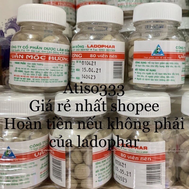 [Hàng Chính Hãng] Vân Mộc Hương lọ 80 viên - Ladophar | BigBuy360 - bigbuy360.vn