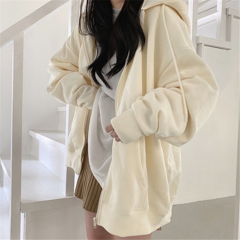 Áo khoác Hodie zip lông cừu ( kèm ảnh thật )