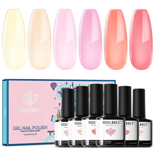 Bộ sơn móng tay dạng gel Modelones 6 màu