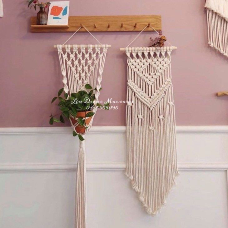 [Giá Ưu Đãi] Macrame trang trí treo tường phòng ngủ,homestay... | BigBuy360 - bigbuy360.vn