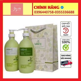 [HÀNG CHÍNH HÃNG] Bộ Dầu Gội Xả Mishe Collagen  Nhật Bản Phục Hồi Giảm Rụng Gàu Kiềm Dầu 800ml