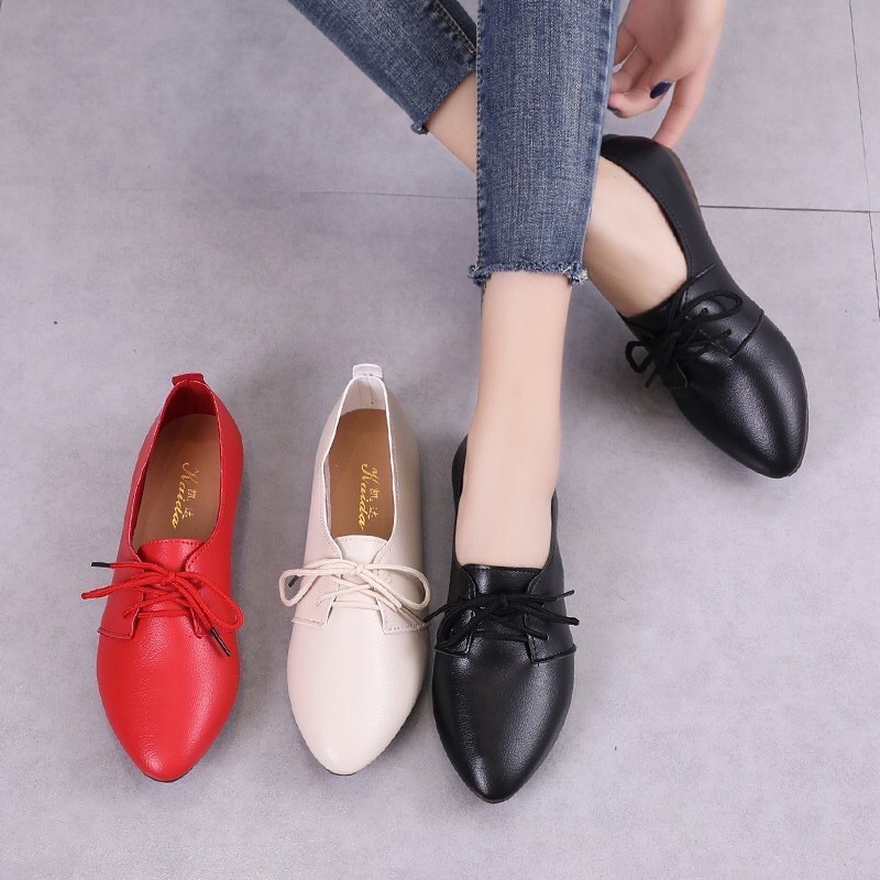Giày oxford nữ da siêu mềm