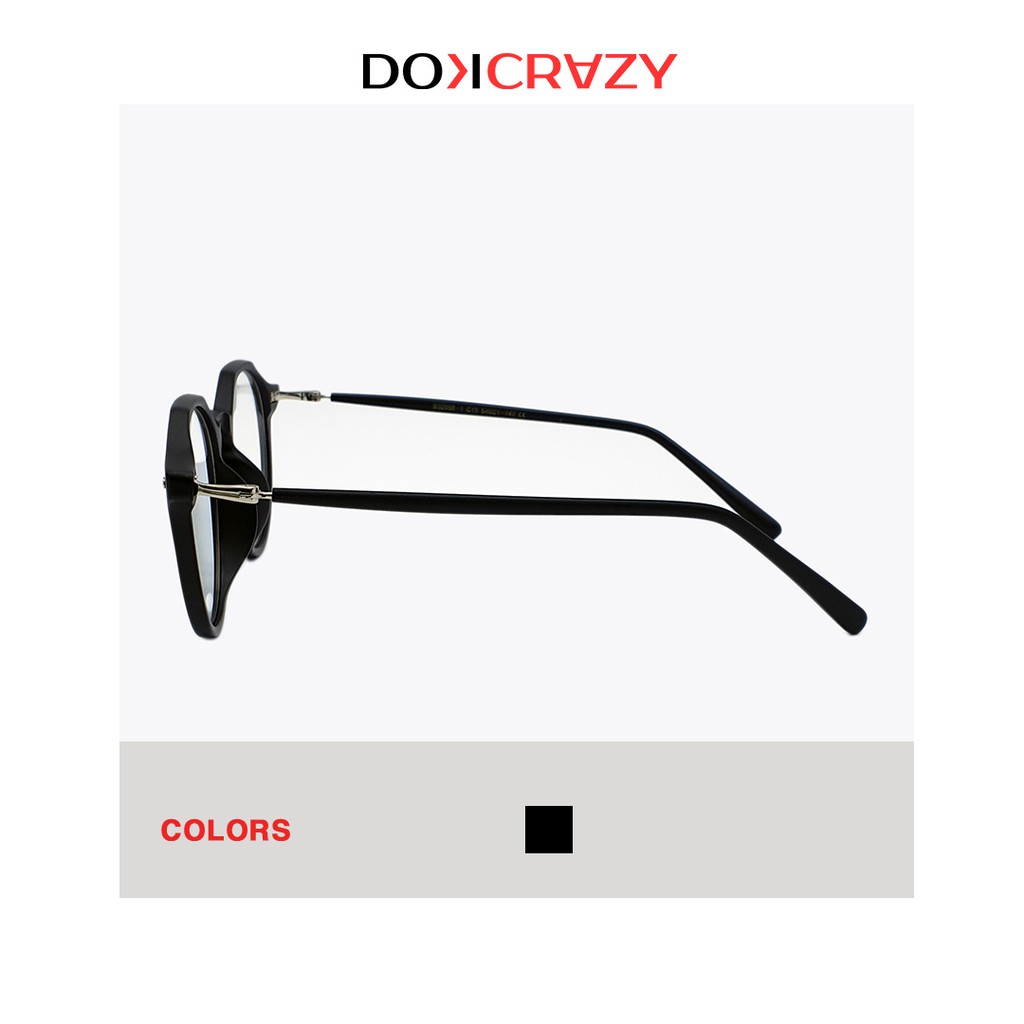 Gọng kính cận nam nữ cao cấp BALI DOKCRAZY mắt kiếng đa giác không độ giả cận thời trang kim loại bền đẹp | BigBuy360 - bigbuy360.vn