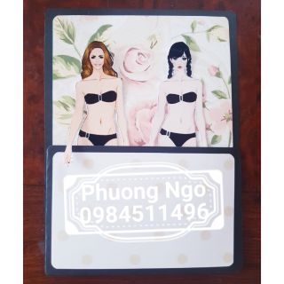 Combo Tủ búp bê giấy và Bìa đựng búp bê giấy