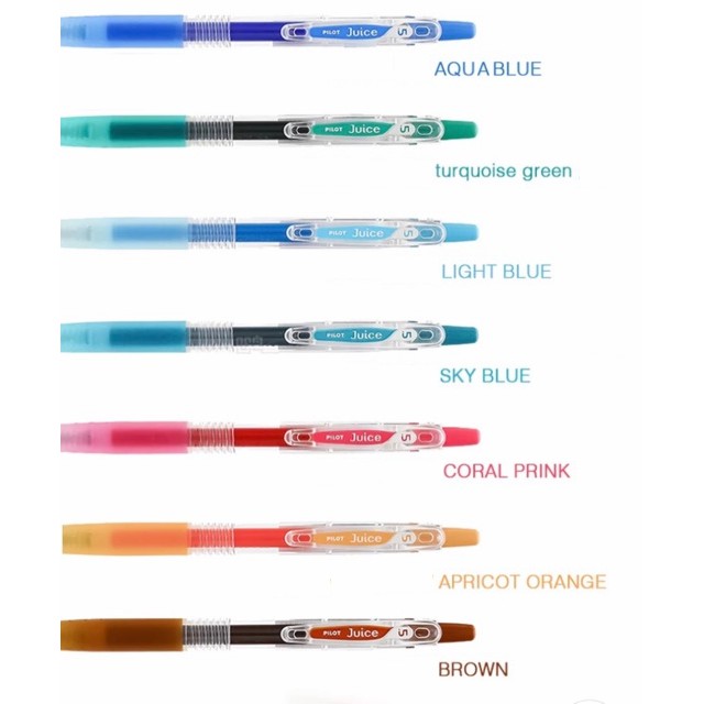 [P1/2] Bút bi gel Pilot Juice LJU-10EF, 0.5mm