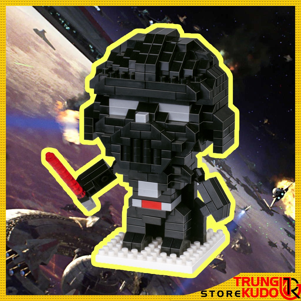 Mô hình Star Wars 3D dạng Đồ chơi xếp hình Start Wars thích hợp làm quà tặng, đồ decor