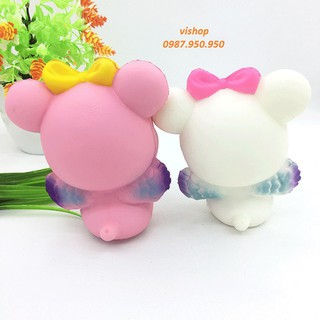 TOÀN QUỐC - ĐỒ CHƠI SQUISHY SÓC BAY TRÁI TIM