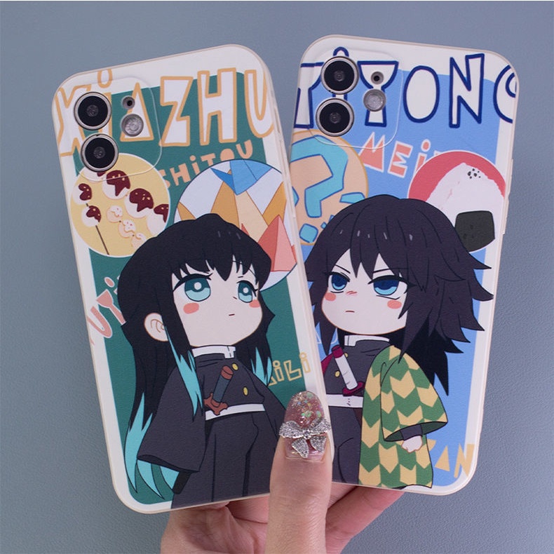 NOHON Case For SAMSUNG A01 A02S A03S A10S A11 A12 A20S A21S A22 A30 A31 A32 A50 A51 A52 A71 A72 demon slayer cover