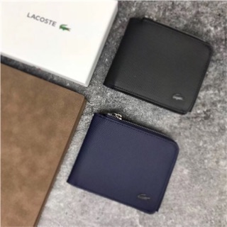 ❤️VÍ NAM LACOSTE⛔️MẪU MỚI NHẤT🌟CÓ KHOÁ KÉO😍FULL BOX-TÚI GIẤY✅