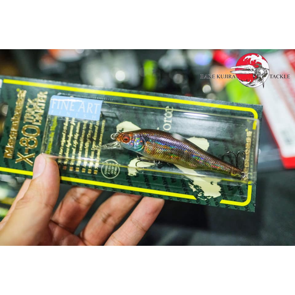 MỒI GIẢ CÂU CÁ CHÍNH HÃNG Megabass X-80 Trick Darter Made in Japan Length: 80.5 mm Weight: 9.8 g Type: Suspending