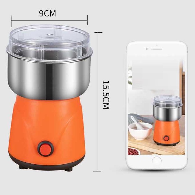 Máy Xay Tiêu, Máy Nghiền Đồ Khô Hạt Cafe Hạt Ngũ Cốc tiện Lợi Công Suất 150W