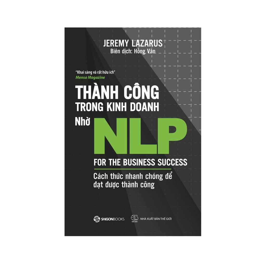 SÁCH: Thành công trong kinh doanh nhờ NLP  (For Business Success) - Tác giả Jeremy Lazarus