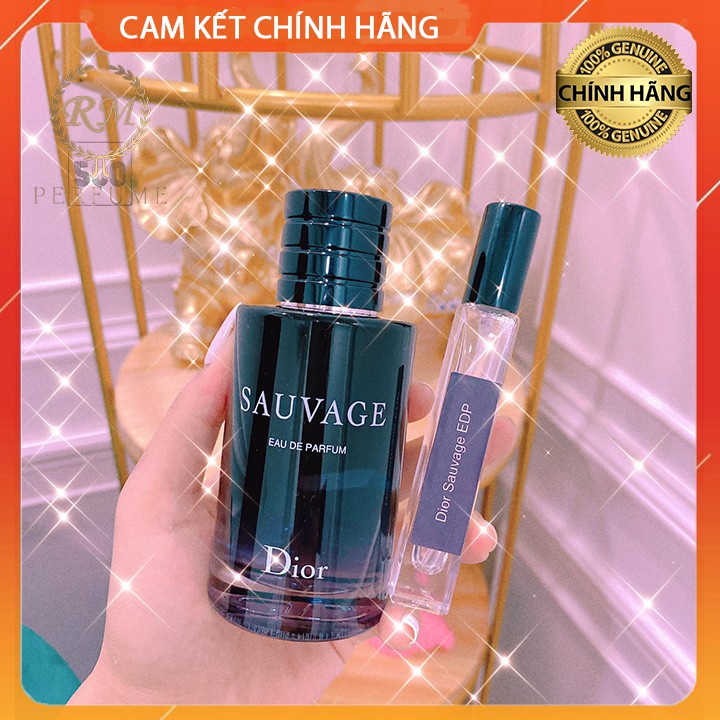 Nước hoa nam cao cấp Sauvage EDP 5ml-10ml-20ml chiết chính hãng