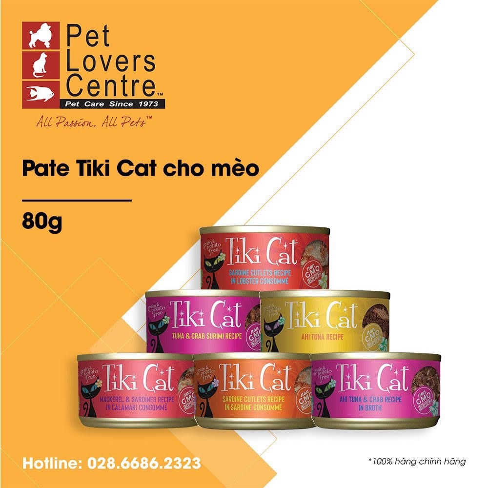 Pate cho mèo TIKI CAT TIN 80g