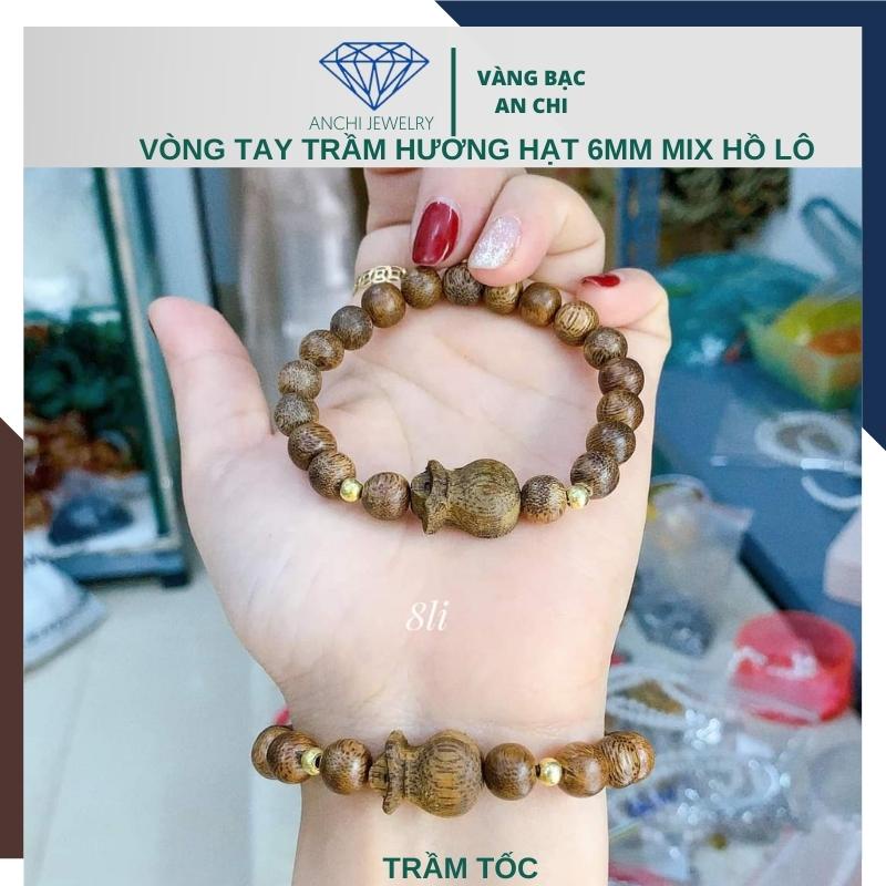 Vòng tay trầm hương hồ ly - 108 hạt nhỏ cho nữ, Anchi jewelry