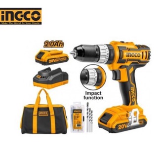 Máy khoan búa dùng pin 20V Ingco CIDLI2002