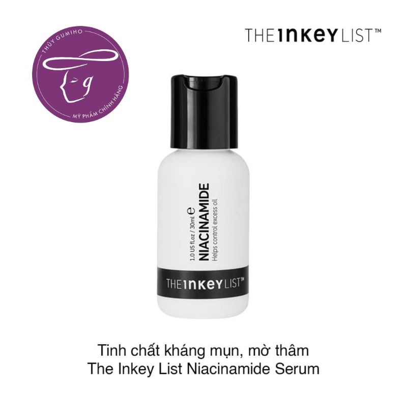 Tinh chất ngừa mụn, mờ thâm, kiểm soát dầu The Inkey List Niacinamide Oil Control Serum