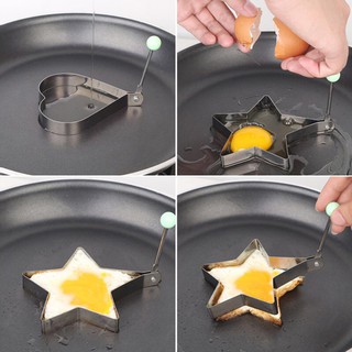 Stainless Steel BBQ Fried Egg Shaper Pancake Mould Mold Kitchen Cooking Tools