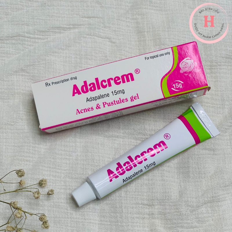 ADALCREM 15g GEL GIẢM MỤN TRỨNG CÁ, SẦN