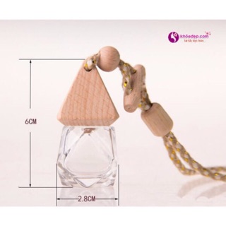 LỌ ĐỰNG TINH DẦU DẠNG TREO NÚT GỖ