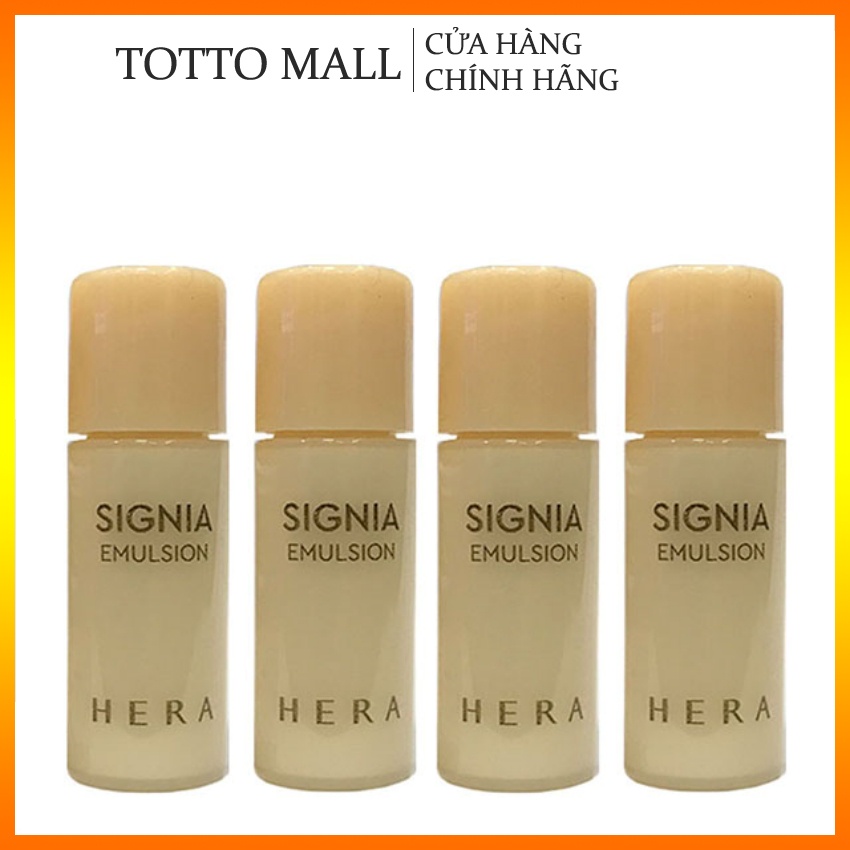 Cặp nước hoa hồng và Sữa dưỡng tái sinh da Hera chiết xuất vàng 24k HERA Signia 5ml