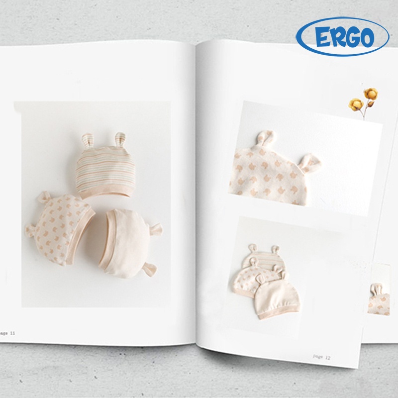Mũ che thóp cotton cho bé sơ sinh giữ ấm đầu bảo vệ sức khỏe