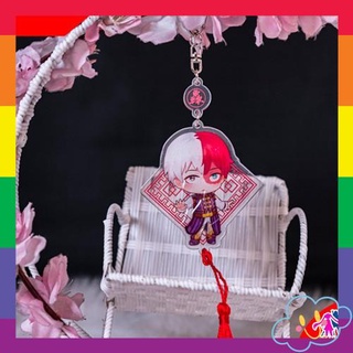 Móc Khóa Todoroki Shouto Mica trong acrylic Anime My Hero Academia