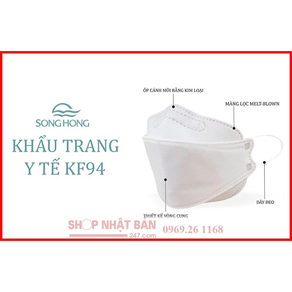 Khẩu trang y tế KF94 Sông Hồng