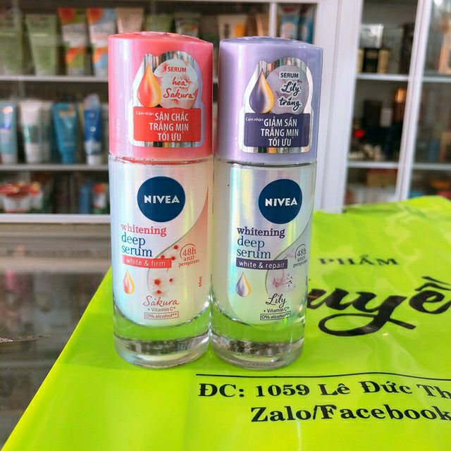 Lăn ngăn mùi NIVEA SERUM giúp dưỡng trắng chuyên sâu 40ml | BigBuy360 - bigbuy360.vn