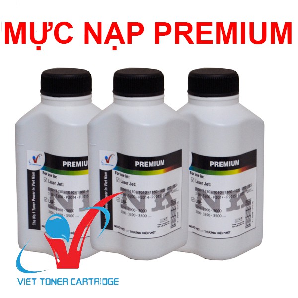 Mực nạp Premium 12A, 49A, 53A, 15A, 05A .... Siêu đậm