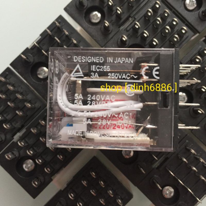 Relay, rơ le trung gian MY4N - 220V