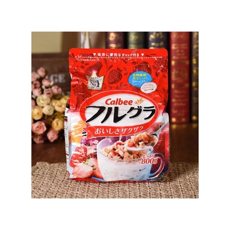 NGŨ CỐC NGON_NHẤT NHẬT BẢN  NGŨ CỐC CALBEE 800G[Hàng_Nhật]