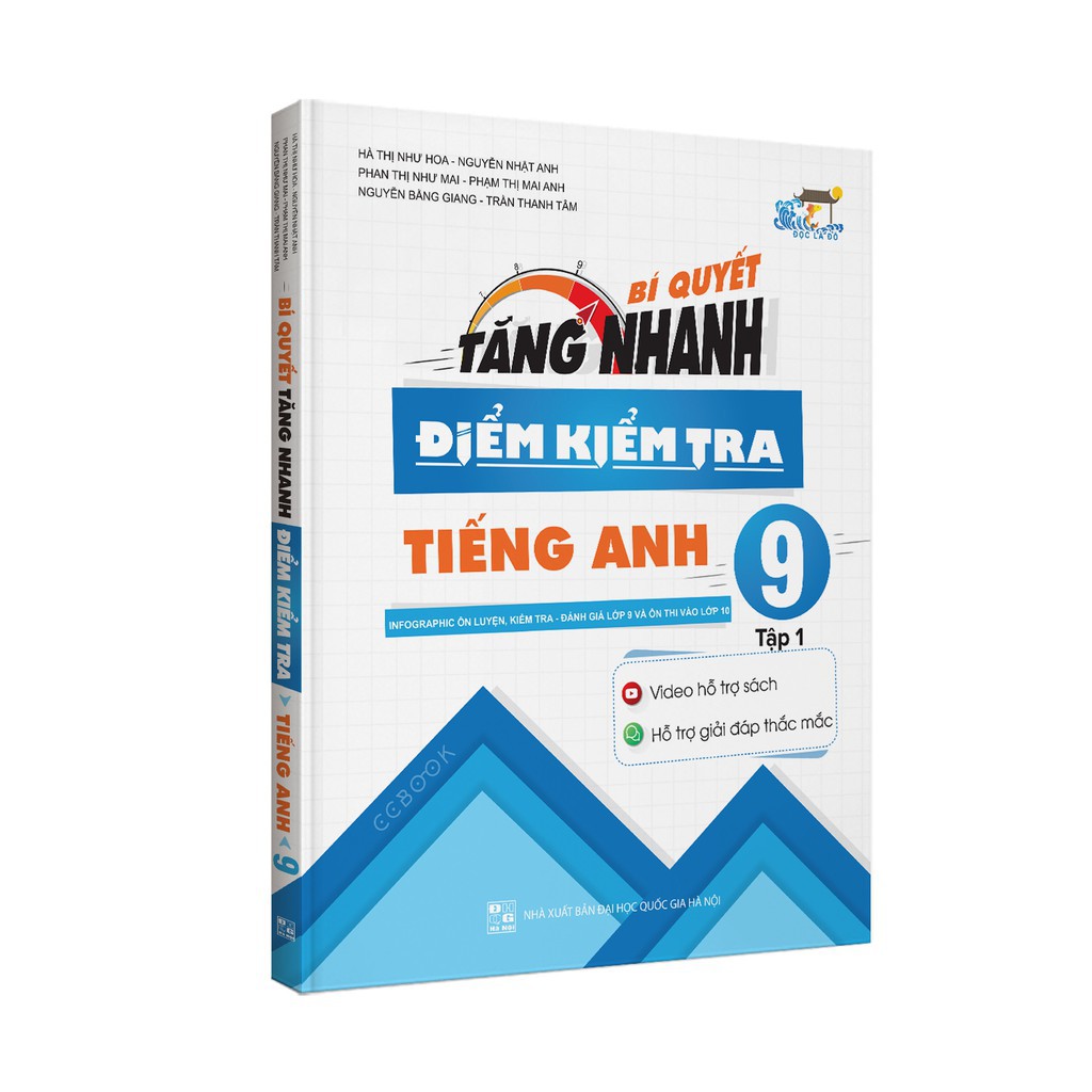 Sách - Bí Quyết Tăng Nhanh Điểm Kiểm Tra Tiếng Anh 9 - Tập 1