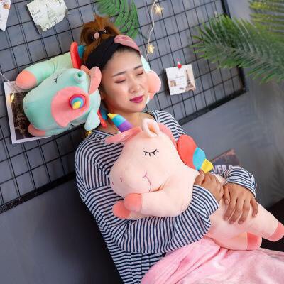 Giao hỏa tốc - Ngựa kỳ lân Pony:bộ chăn mền 3 trong 1, Chăn siêu mềm, ngựa ôm pony vải mịn hàng cao cấp kèm mền 1.8m