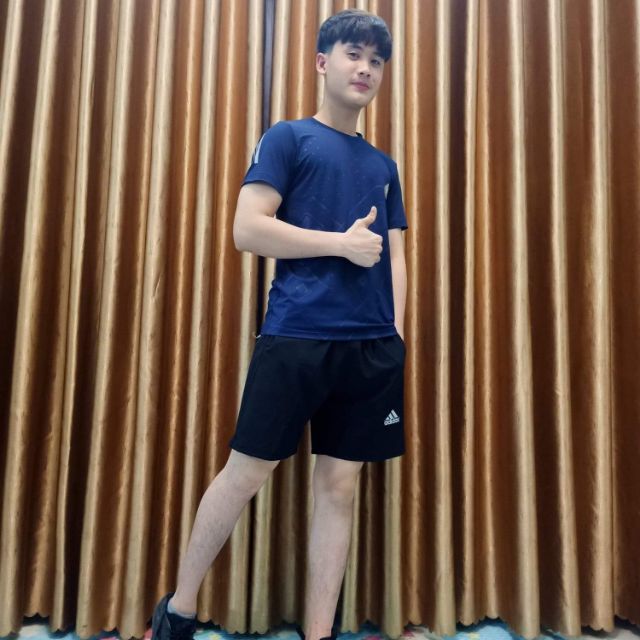 bộ nam chất thun lạnh in vân nổi cao cấp *tặng kèm khẩu trang #khautrang