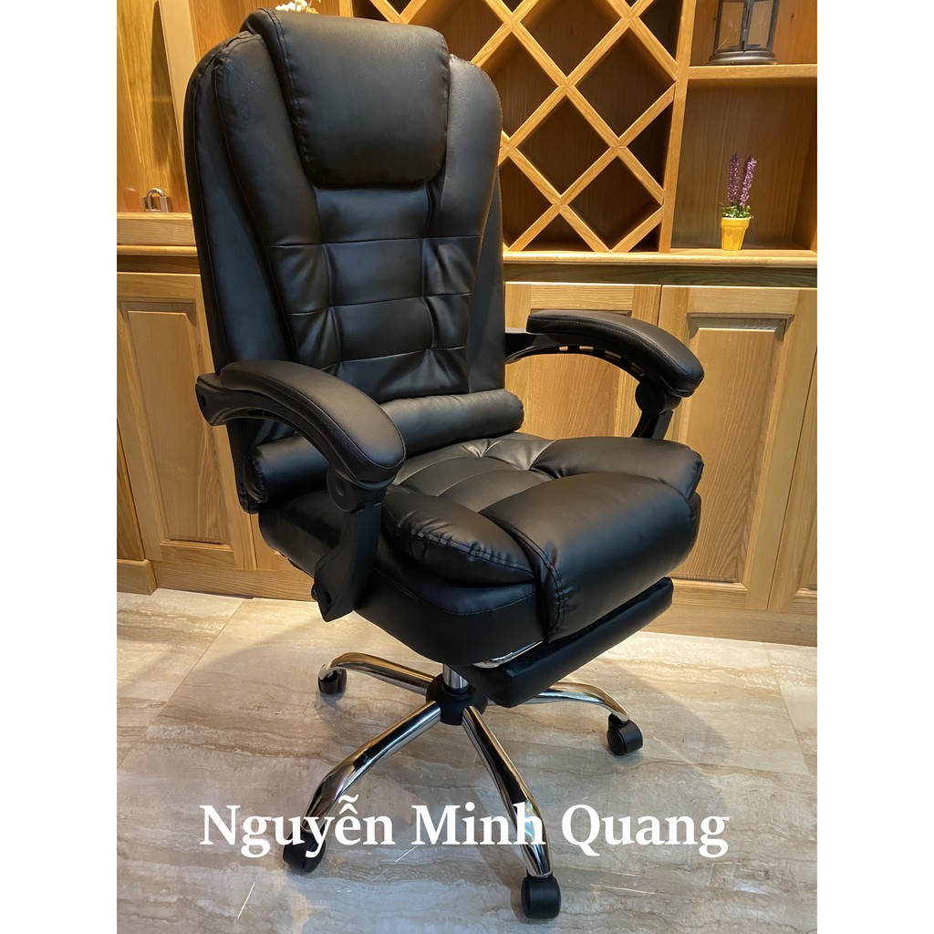 GHẾ DA PU CAO CẤP MASSAGE XOAY VĂN PHÒNG CÓ GÁC CHÂN | BigBuy360 - bigbuy360.vn
