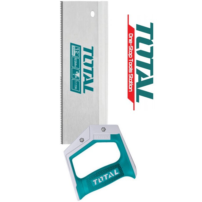 Total Cưa tay cưa lá bản lớn cưa lá liễu 300mm 12inch Back Saw THT59126B