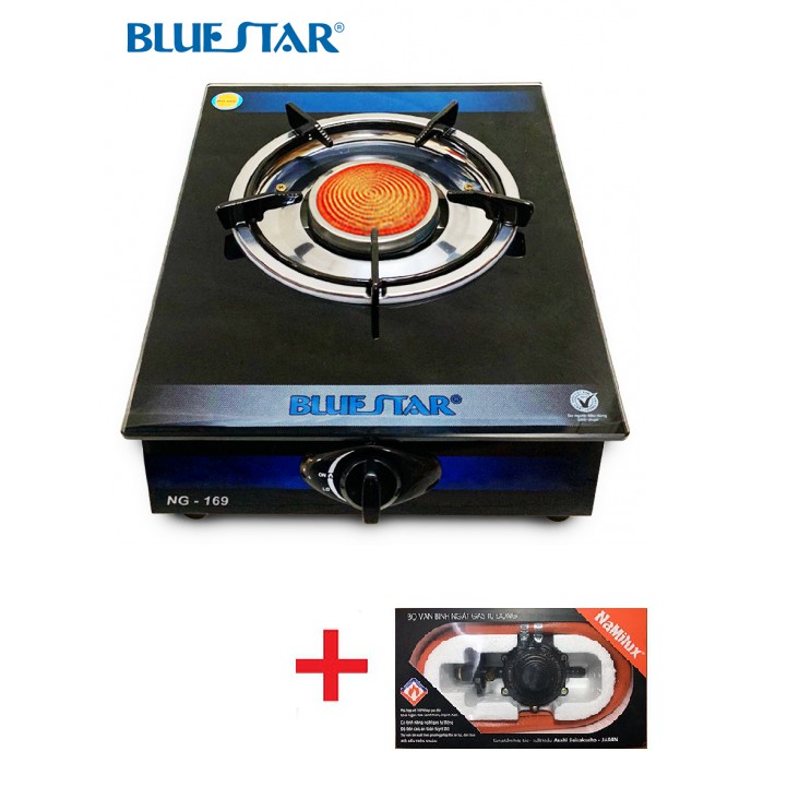 Bếp gas đơn hồng ngoại Bluestar NG-169 - Sử dụng bình gas lớn, BH 12T