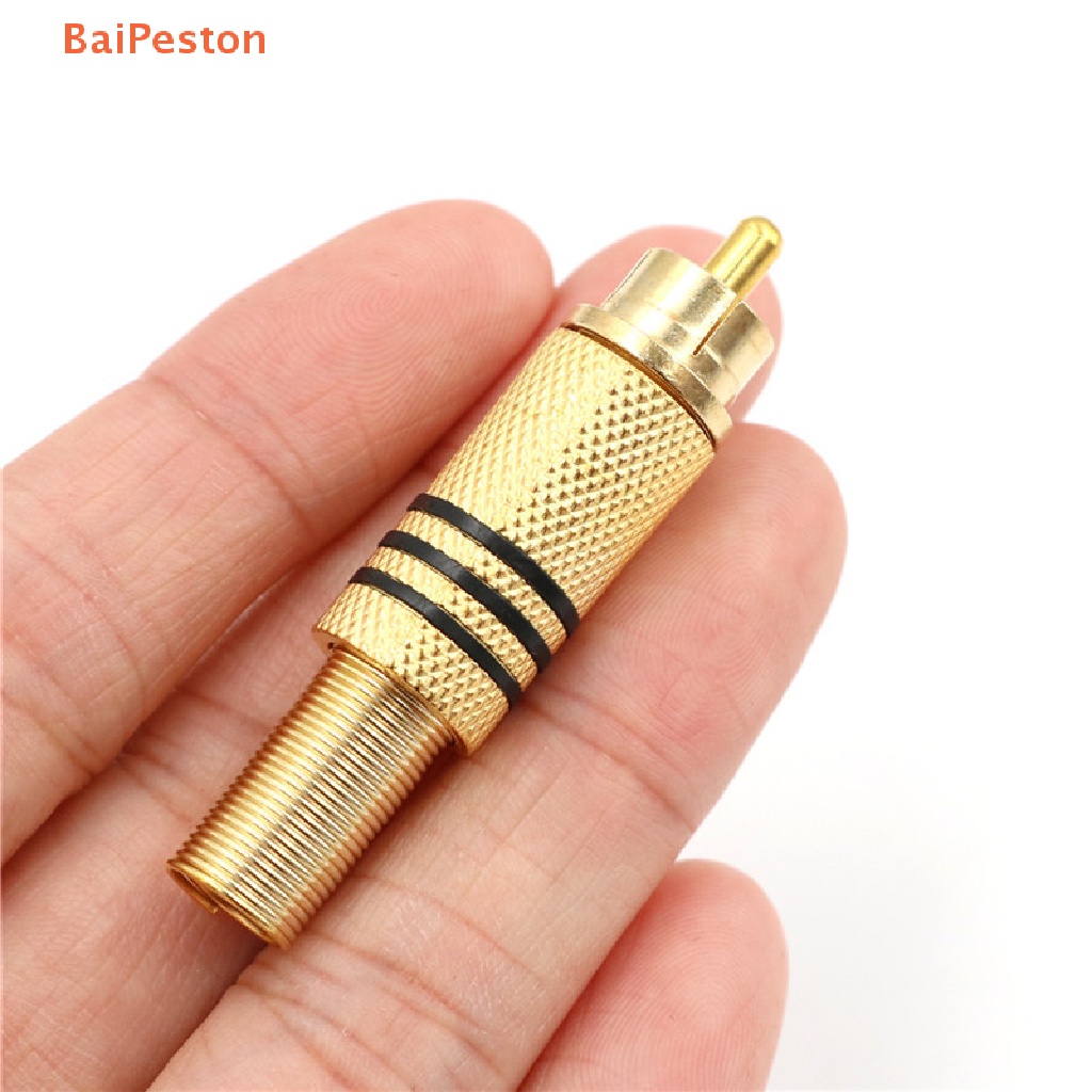 Set 10 Đầu Nối RCA Màu Vàng / Đỏ / Đen Chuyên Dụng