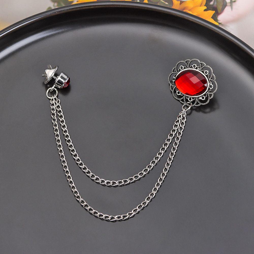 Kẹp Cổ Áo Hình Hoa Hồng Thời Trang|Ghim Cổ Áo