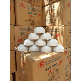 Bộ 10 chén sứ trắng sạch an toàn - chàng sứ hc011