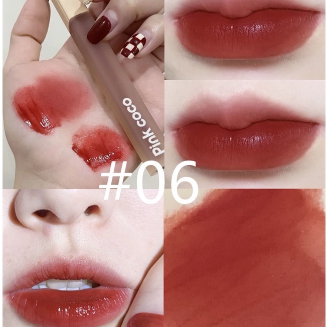 Son Kem Lì Pinkco Mềm Mịn Như Nhung Không Dễ Phai Màu Và Không Dính Cốc