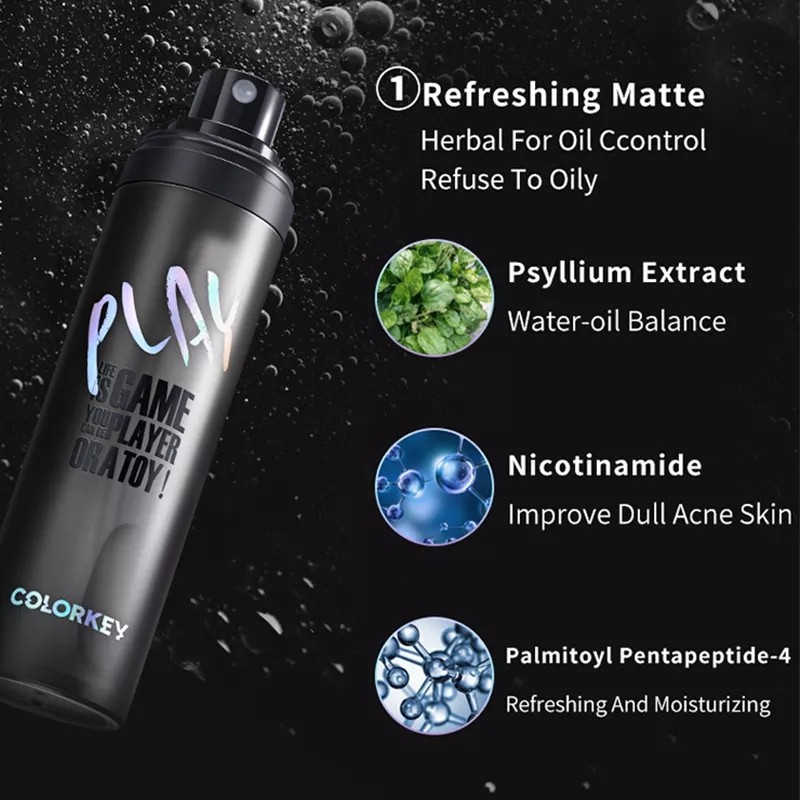 Chai xịt khóa lớp trang điểm COLORKEY dưỡng ẩm kiềm dầu chống thấm nước cao cấp 50ml | BigBuy360 - bigbuy360.vn