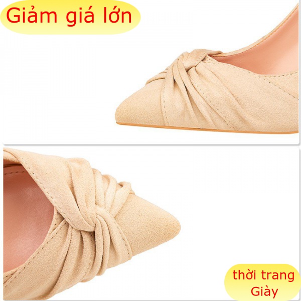 Giày Cao Gót 10cm Mũi Nhọn Phong Cách Hàn Quốc Cho Nữ