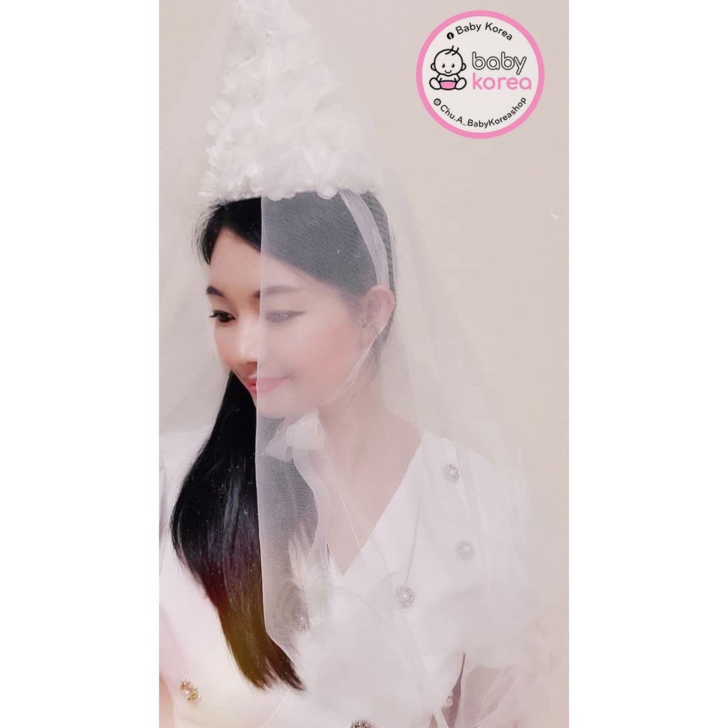 Mũ trang trí sinh nhật cho bé phong cách Hàn Quốc cực xinh HANDMADE MADE IN KOREA