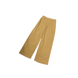 Quần suông lưng thun vải linen