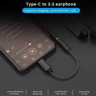 TA11-R50 Type-c To 3.5mm Digital Decoding Audio Transfer Cable DAC Audio HIFI Amp Adapter