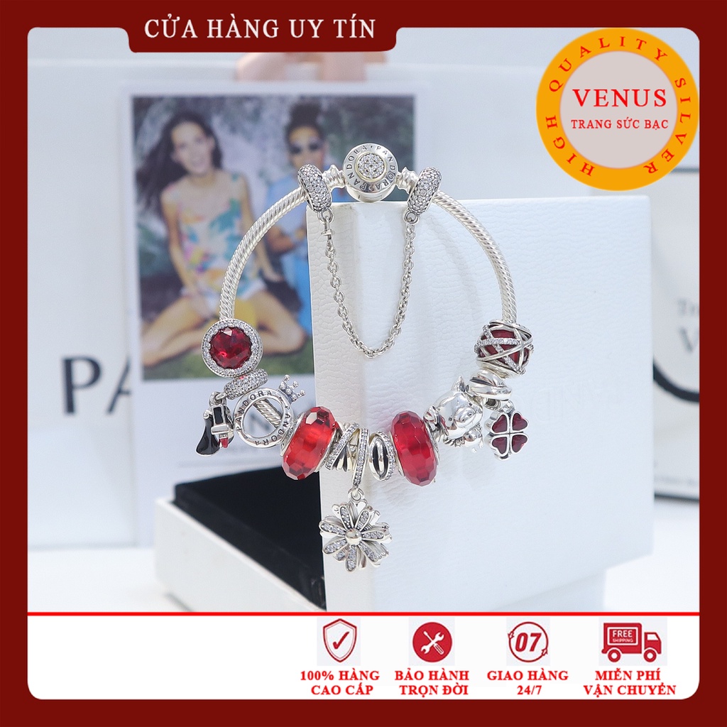 Bộ sưu tập vòng charm mệnh Hỏa- Trang sức bạc Venus