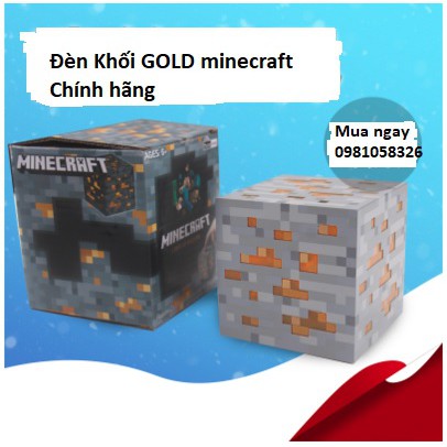 Đèn khối GOLD – Vàng minecraft chính hãng